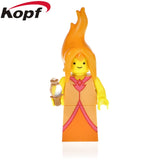 Legoings Figures Bendy Adventure time King of Ooo Mo and Bimo Lemon Duke Party Pat Prismo Building Blocks Toys Children KF623