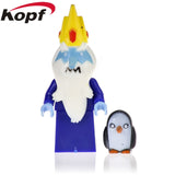 Legoings Figures Bendy Adventure time King of Ooo Mo and Bimo Lemon Duke Party Pat Prismo Building Blocks Toys Children KF623