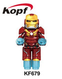 Legoings Minifigured Super Heroes Superboy Metamorpho Sandman Mark 50 Vulture Building Blocks Action Toys For Children KF6072