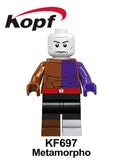 Legoings Minifigured Super Heroes Superboy Metamorpho Sandman Mark 50 Vulture Building Blocks Action Toys For Children KF6072