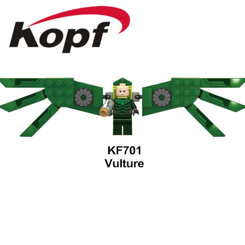 Legoings Minifigured Super Heroes Superboy Metamorpho Sandman Mark 50 Vulture Building Blocks Action Toys For Children KF6072