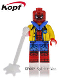 Legoings Minifigured Super Heroes Superboy Metamorpho Sandman Mark 50 Vulture Building Blocks Action Toys For Children KF6072