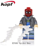 Legoings Minifigured Super Heroes Superboy Metamorpho Sandman Mark 50 Vulture Building Blocks Action Toys For Children KF6072