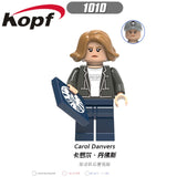 Legoingly Figures Captain Marvel Avengers 4 New Super Heroes Carol Danvers Skrull Building Blocks Toys For Children XH 1009