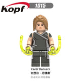 Legoingly Figures Captain Marvel Avengers 4 New Super Heroes Carol Danvers Skrull Building Blocks Toys For Children XH 1009