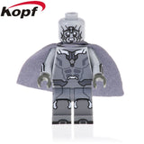 Legoings Building Blocks Super Hereos The Avengers Iron Man Stan Lee Thor Korg Nova Dolls Figures Toys For Children Gift XH 1130
