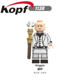 Legoings Building Blocks Super Hereos The Avengers Iron Man Stan Lee Thor Korg Nova Dolls Figures Toys For Children Gift XH 1130