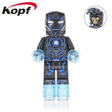 Legoings Building Blocks Super Hereos The Avengers Stan Lee Thor Korg Nova Captain Marvel Figures For Children Gift XH 1131