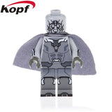 Legoings Building Blocks Super Hereos The Avengers Stan Lee Thor Korg Nova Captain Marvel Figures For Children Gift XH 1131