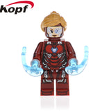 Legoings Building Blocks Super Hereos The Avengers Stan Lee Thor Korg Nova Captain Marvel Figures For Children Gift XH 1131