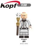 Legoings Building Blocks Super Hereos The Avengers Stan Lee Thor Korg Nova Captain Marvel Figures For Children Gift XH 1131