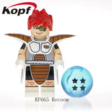 Legoings Figures Son Goku  Dragon Ball Z Building Blocks Recoom Vegeta  Raditz Krillin NinajagoINGly Toys For Children KF665