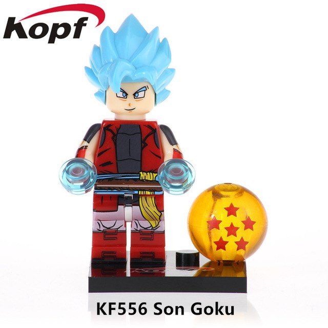 Figurine Dragon Ball Z U105 : Sangoku Style Lego, Marque JLB HeroBlocks, Neuve