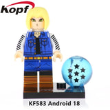 20Pcs Legoings Minifigured Dragon Ball Z Building Blocks King Vegeta Recoom Son Goku NinjagoINGly Bricks Toys For Children KF664