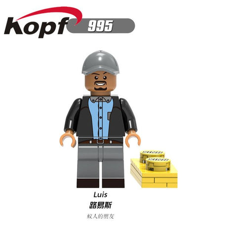 Legoingly Figures Avengers 4 New Super Heroes Capatin Marvel Mar-Vell Nick Fury Building Blocks Bricks Toys For Children XH 1012