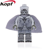 Legoingly Figures Avengers 4 New Super Heroes Capatin Marvel Mar-Vell Nick Fury Building Blocks Bricks Toys For Children XH 1012