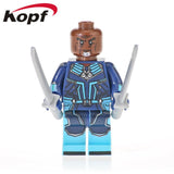 Legoings Building Blocks Minn-Erva Skrull Nick Fury Phil Coulson YonRogg Figures Bricks Action Model Toys For Children XH 1203
