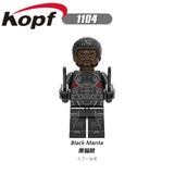 Legoings Single Sale Building Blocks Super Heroes Aquaman Moives Black Manta Vulko Action Figures Toys For Children Gift X0237