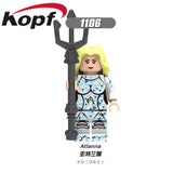 Legoings Single Sale Building Blocks Super Heroes Aquaman Moives Black Manta Vulko Action Figures Toys For Children Gift X0237