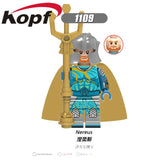 Legoings Single Sale Building Blocks Super Heroes Aquaman Moives Black Manta Vulko Action Figures Toys For Children Gift X0237