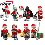 Legoings Figures Building Blocks Merry Christmas Stormtrooper Bobifeite Das Vida Bricks Ninjagoed Toys For Children Gift PG8200