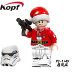 Legoings Figures Building Blocks Merry Christmas Stormtrooper Bobifeite Das Vida Bricks Ninjagoed Toys For Children Gift PG8200
