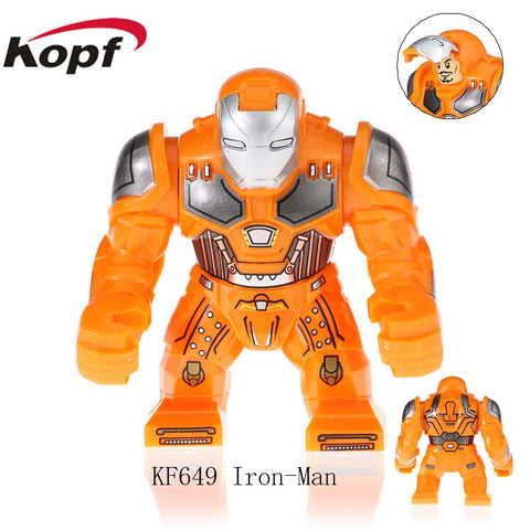 Legoings Figures Infinity War Avengers 3 Mark 44 36 Iron  Man Patrot Building Blocks Dolls Ninjagoed Toys  For Children Gift