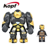 Legoings Figures Infinity War Avengers 3 Mark 44 36 Iron  Man Patrot Building Blocks Dolls Ninjagoed Toys  For Children Gift