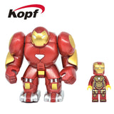 Legoings Figures Infinity War Avengers 3 Mark 44 36 Iron  Man Patrot Building Blocks Dolls Ninjagoed Toys  For Children Gift