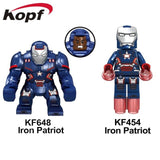 Legoings Figures Infinity War Avengers 3 Mark 44 36 Iron  Man Patrot Building Blocks Dolls Ninjagoed Toys  For Children Gift