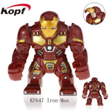 Legoings Figures Infinity War Avengers 3 Mark 44 36 Iron  Man Patrot Building Blocks Dolls Ninjagoed Toys  For Children Gift