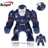 Legoings Figures Infinity War Avengers 3 Mark 44 36 Iron  Man Patrot Building Blocks Dolls Ninjagoed Toys  For Children Gift