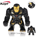 Legoings Figures Infinity War Avengers 3 Mark 44 36 Iron  Man Patrot Building Blocks Dolls Ninjagoed Toys  For Children Gift
