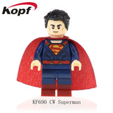 Single Sale Legoings Building BLocks Super Heroes Dr Midnite Superboy Joker Action Figures Bricks Gift Toys For Children KF693