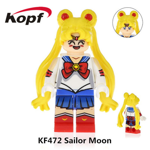 Ninjagoed Minifigured Building Blocks Sailor Moon Legoing Month Hare Mizuno Ami Muye Zhenqin Dolls Gift For Children Toys PG1318