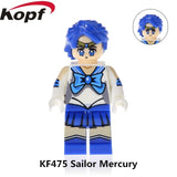 Ninjagoed Minifigured Building Blocks Sailor Moon Legoing Month Hare Mizuno Ami Muye Zhenqin Dolls Gift For Children Toys PG1318