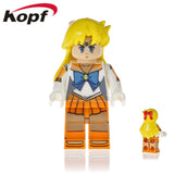 Ninjagoed Minifigured Building Blocks Sailor Moon Legoing Month Hare Mizuno Ami Muye Zhenqin Dolls Gift For Children Toys PG1318