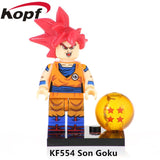 Legoings Figures Dragon Ball Z Building Blocks Raditz King Vegeta Recoom Son Goku NinajagoINGly Bricks Toys For Children KF668