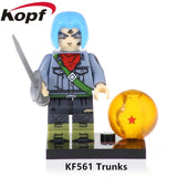 Legoings Figures Dragon Ball Z Building Blocks Raditz King Vegeta Recoom Son Goku NinajagoINGly Bricks Toys For Children KF668