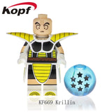 Legoings Figures Dragon Ball Z Building Blocks Raditz King Vegeta Recoom Son Goku NinajagoINGly Bricks Toys For Children KF668