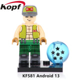Legoings Figures Dragon Ball Z Building Blocks Raditz King Vegeta Recoom Son Goku NinajagoINGly Bricks Toys For Children KF668