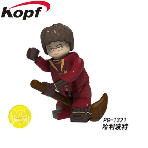 Single Sale Legoings Building Blocks Harry Potter Hermione Ron Ginny Bricks Figures Education Toys For Children Gift PG1276