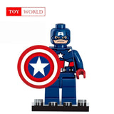Hot legoing Marvel Avengers Hulk Captain America  Guardians of the Galaxy Batman Building Blocks Super Heroes Figures toys