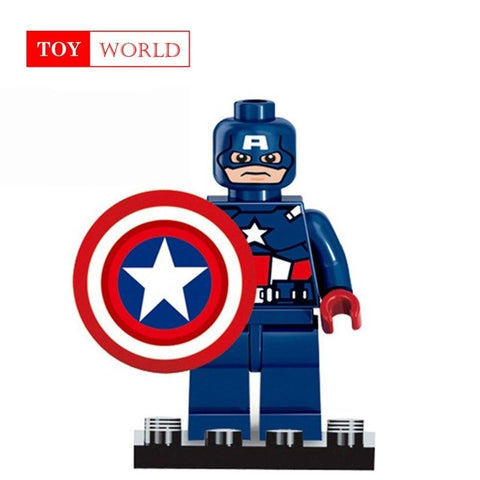 Hot legoing Marvel Avengers Hulk Captain America  Guardians of the Galaxy Batman Building Blocks Super Heroes Figures toys