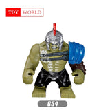 Hot legoing Marvel Avengers Hulk Captain America  Guardians of the Galaxy Batman Building Blocks Super Heroes Figures toys