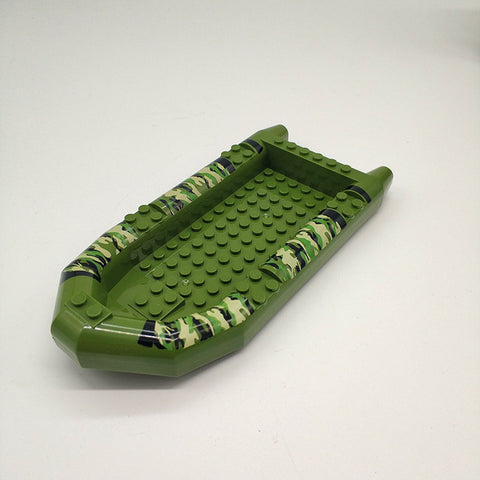 WW2 Military Assault Boat Model Building Blocks Compatible Soliders Weapons Blocks Army SWAT Police Accessories Brick LegoINGlys