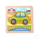 1PC Wooden 3D Puzzle Jigsaw Wooden Toys For Children Cartoon Animal Puzzles Intelligence Kids Children Educational Toy