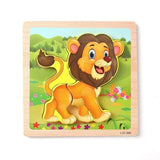 1PC Wooden 3D Puzzle Jigsaw Wooden Toys For Children Cartoon Animal Puzzles Intelligence Kids Children Educational Toy