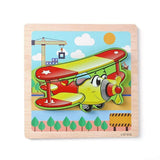 1PC Wooden 3D Puzzle Jigsaw Wooden Toys For Children Cartoon Animal Puzzles Intelligence Kids Children Educational Toy