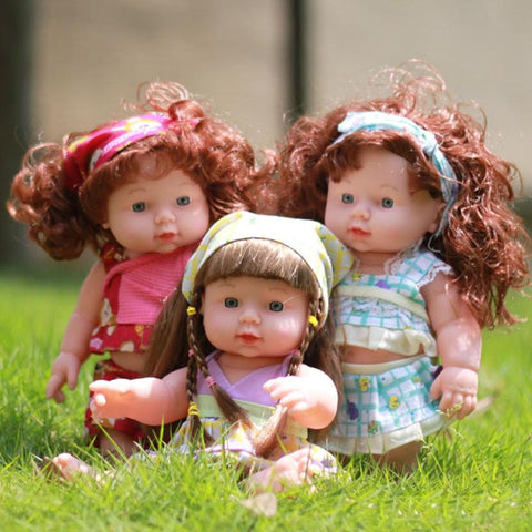 30cm Reborn Baby Doll Soft Vinyl Silicone Lifelike Newborn Baby Speaking Toy Alive Babies Toy for Girl Xmas Gift Brinquedos